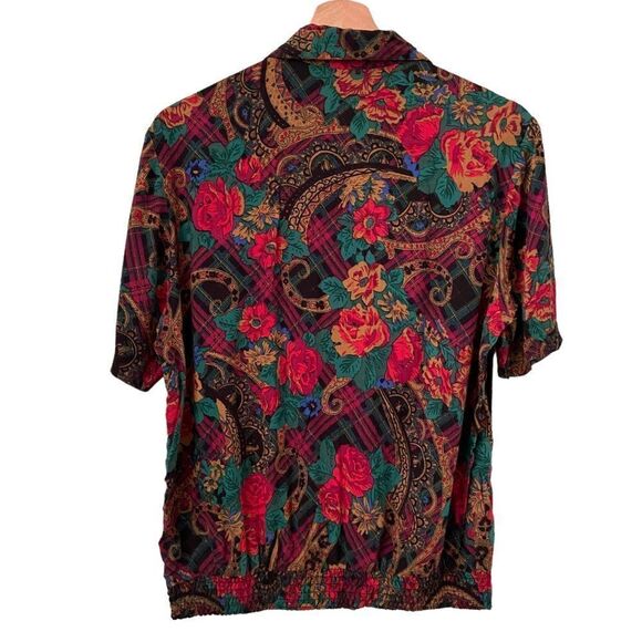 Vintage Alfred Dunner Printed Top Made in USA in Size 10 - Picture 2 of 7